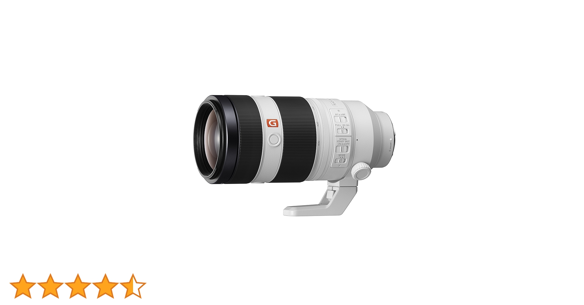 Sony 100-400mm F/4.5-5.6 Telephoto Fixed Zoom Lenses, Black